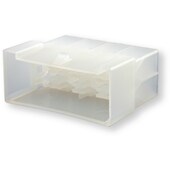 Mehrfachsteckgehäuse für Flachstecker 5112 2-polig